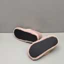 Electric Foot Warmer, Rechargeable Battery Powered Heated Slippers for Cold Feet, House Portable Heated Boots for Women, Graphene Heating Slippers with 4-8 Hours Heat,Washable (PINK)