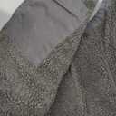 Carhartt Men's Loose Fit Washed Duck Sherpa-Lined Mock-Neck Vest (Large, Gravel)