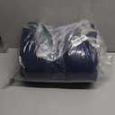 Berkshire Blanket Microfleece Queen Size Bed Blanket Navy, Lightweight Soft Breathable Plush Micro Fleece Blanket for Bed Couch Sofa, 90x90 Inches