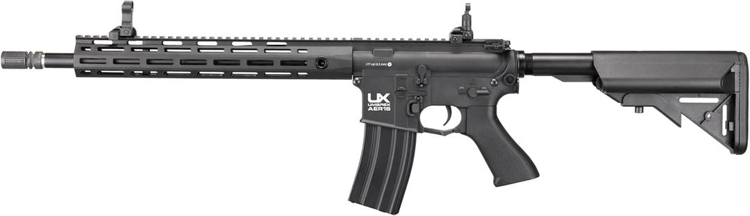 Umarex AER16 Electric-Powered Full Auto, 177 Caliber BB Gun Air Rifle