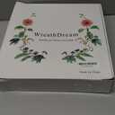 WreathDream 22 inch Spring Summer Wreath Tulip Wreath for Front Door with Purple Tassels, Eucalyptus Leaves, Ferns, Butterflies for Indoor Outdoor wall Festival Home Farmhouse Wedding Decor