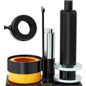 VEVOR Carrier & Pinion Bearing Puller, Compatible with Dana 30, 40, 60, 70, Ford 9" Bearings, Pinion Puller Tool with 2 Clamshells, 45# Steel Clamshell Carrier Bearing Puller for Auto Repair