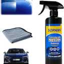 SOPAMI Car Coating Spray, Quick Effect Coating Agent,Quickly Coat Wax Spray Car Scratch Wax Polish ，Waterless Wash Oil Film Emulsion Glass Cleaner