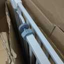 keny 51" Extra Tall Pet Gate, 29.7"-46" Wide Adjustable Cat Gate for Doorway, Hallway, Stairs, Auto-Close & Pressure Mounted, No Drilling, White