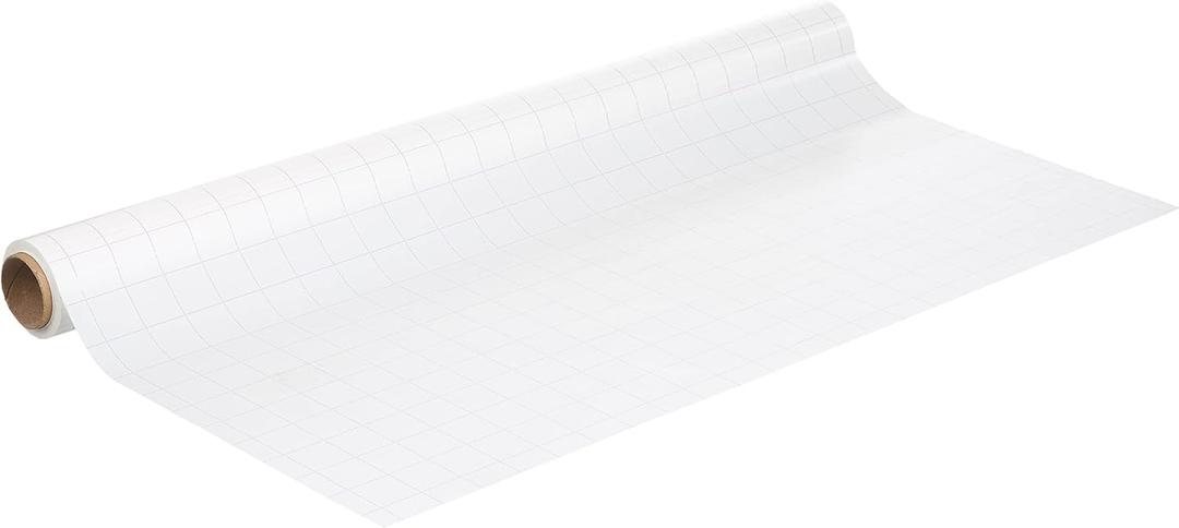 Whiteboard Sheets - Stick Anywhere for an Instant, Removable Dry Wipe Surface, 800 x 600 mm, Pack of 25, White and Grey Squared, Instant Dry Wipe Electrostatic Sheets, 1905157