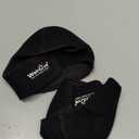 Welnove Gel Heel Protector Cups, Inserts Pads for Women Men, Plantar Fasciitis, Heels Spur Pain Relief, Achilles Tendonitis Dry Cracked Heel Support Cushion Black (W 4.5-9 / M 5-8)