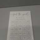 GardenCity Bridal Shower Gift Bingo, Bridal Shower Games for 50 Guests, Prefilled with Perforated Calling Card, Minimalist