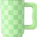 Simple Modern Kids 24 oz Tumbler with Handle and Silicone Straw Lid | Spill Proof and Leak Resistant | Reusable Stainless Steel Bottle | Gift for Kids Boys Girls | Trek Collection | Lime Checkmate