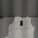 PRETTYGARDEN Spring Casual Dresses for Women 2026 Summer Business Work Midi Sleeveless A Line Pleated Cocktail Dress (White, XXL)