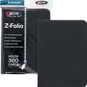 BCW Top Loader Binder | 9-Pocket LX Album | Green Leatherette Toploader, Archival Safe, Side-Loading Pages | Holds 252 Standard 3x4 Toploaders | Ideal for Sports, Trading, Gaming Card and Pokemon Card