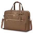 Taygeer Laptop Tote Bag for Women, Large Convertible Briefcase Backpack with USB Port, Waterproof Leather 17 inch Computer Work Bag, Professional Messenger Shoulder Handbag for Business Office, Brown