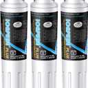 ICEPURE PLUS UKF8001 NSF/ANSI 53 Certified Replacement for Everydrop EDR4RXD1, Whirlpool Filter 4, Maytag UKF8001AXX-200, MPF15090, WF-UKF8001, Puriclean II, RWF0900A Refrigerator Water Filter, 3PACK