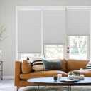 MYshade 1.5-Inch Cellular Cordless Light Filtering Shades, Honeycomb Window Blinds for Soft Daylight & Privacy, Thermal Insulation, Child Safe, Inside or Outside Mount (41" W x 72" H, Grey)