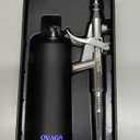 Ovaga 32PSI Airbrush Kit, Rechargeable Cordless Airbrush Compressor, Auto Handheld Airbrush Gun, Airbrush Set Portable Wireless Air Brush for Barber, Nail Art