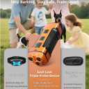 Dog Bark Deterrent Devices Rechargeable Ultrasonic Bark Control, 35FT Range Anti-Barking Device for Dogs Training, Safe Effective Indoor Outdoor Use Portable Design, Orange