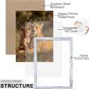 10x12 Picture Frame set of 3,Woode Frame for Wall Hanging, Horizontally or Vertically, 10 x 12 Wall Gallery Poster Photo Frame Rustic White best gift