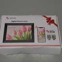 BIGASUO Digital Picture Frame, 10.1" Frameo Digital Frame WiFi with 32GB Memory, 1280x800 IPS Touch Screen, Send Photos/Videos from Your Phone Anywhere, Photo Gifts for Parents and Grandparents