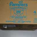 Pampers Diapers - Swaddlers 360 - Size 4, 132 Count, up to 100% Leakproof Comfy Dry Fit, Designed for Easy Changes, Pull On Baby Diaper