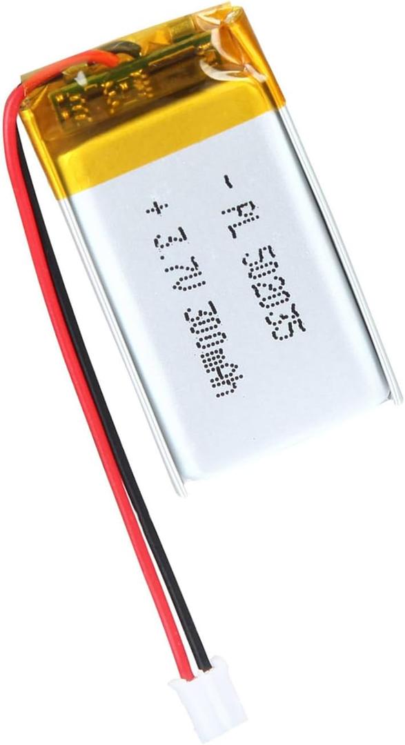 Rechargeable Lithium-ion Replacement Batteries with PH 1.25 JST Connector, PH2.0/2.54 JST Connector for Replacement +300 mAh