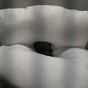 Momcozy Pregnancy Pillows with Cooling Cover, U-Shaped Full Body Maternity Pillow for Side Sleepers 57 Inch - Support for Back, Hip, Belly, Legs for Pregnant Women (Grey- Cooling Fabric)