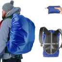 Frelaxy Waterproof Backpack Rain Cover, 10000mm Waterproof Level, Upgraded Ultra-Strong Multilayer Structure, Antislip Cross Buckle Strap, Ultralight Compact Portable, for Hiking, Camping, Traveling