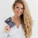 MoonstoneSeven Hair Plop - Curl Prep Wrap for Drying, Shaping & Frizz Control - Soft Cotton Lycra Hair Wrap for Wavy & Curly Hair - Reduces Frizz, Shortens Dry Time & Enhances Curl Definition - Black (Black)