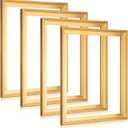 Soaoo 4 Pcs Canvas Floater Frames 16'' X 20'' Gold Floating Canvas Frame