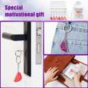 CPEGHDVM 54Pcs Positive Pants Keychain Funny Employee Christmas Gift with Positive Cards Organza Bags Thank You Gift for Staff Employee