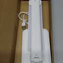 White Desk Lamp for Home Office,Portable Small Desk Lamp with 3 Lighting Modes, Battery Operated Rechargeable Desk Light for Kids, Reading,Studying,Dormitory, White