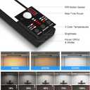 YELKO Under Cabinet Lighting, 12inch Led Motion Sensor Cabinet Lights, 1500mAh Battery Operated Closet Lights, Cordless Rechargeable Motion nightlights for Kitchen,Bathroom, Hallway