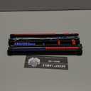 Socket Organizer Holder Set: 6-Piece Premium Quality Socket Rail with Labels for Tool Box Drawer Blue and Red, 1/4-Inch x 32 Clips, 3/8-Inch x 30 Clips, 1/2-Inch x 24 Clips