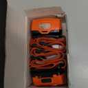 Blukar LED Headlamp,2000L Super Bright Rechargeable Headlight Flashlight with White&Red Light 2 Pack - Motion Sensor,Dimmable Brightness,8 Modes,Spotlight&Floodlight,IPX5 Waterproof for Camping-Orange