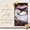 Magnetic Picture Frames - Mother's Day Hi Grandma & Grandpa' Ultrasound Fridge Magnet Photo Frame - Pregnancy Announcement Gift for Grandparents - Refrigerator Decor