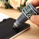 2 x Ink Pads for Stamps | Black Ink Stamp Pad | Rubber Stamps Ink Pad - Premium Quality Felt Pad for Stamps | Stamp Pads | Medium Size