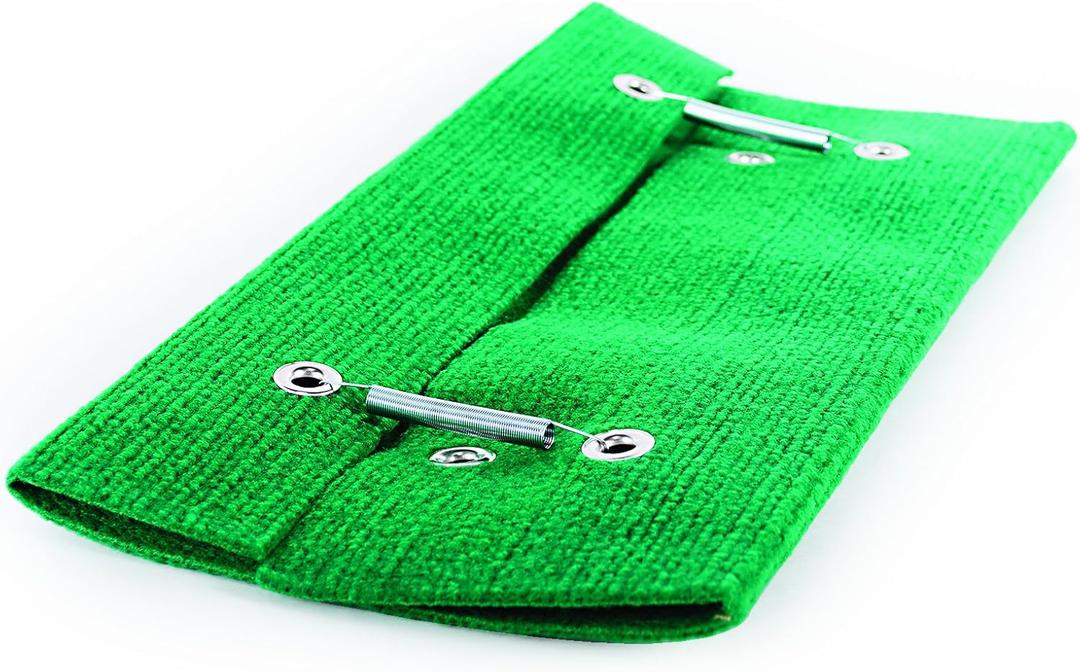 Camco Wrap Around Camper/RV Step Rug | Features Adjustable Design & Fits RV Steps w/Depth of 8 to 10.5 | Compatible w/Manual & Electric Camper Steps | 18 Wide, Green