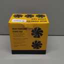 VODA Wood Stove Fan Heat Powered Fireplace Fans 8 Blades Non Electric, Heat Activated Thermal Fan for Wood Burning Stove/Log Burner, Stove Accessories Thermometer