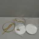 Mkono Sunglasses Organizer Glasses Holder Stand Sunglass Storage Display Eyeglasses Rack for up to 12 Pairs of Eyewear Glasses for Table Dresser Desk Countertop Bedroom, Set of 2, Gold