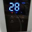 10L/2.6Gal Smart Humidifiers for Bedroom Large Room up to 600ft, 100H Runtime Cool Mist Top Fill, Ultra Quiet 30dB, Auto Control, Essential Oil Tray, Perfect for Bedroom, Office, Baby, White