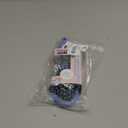 Conair Velvet Touch oval cushion hair brush - Travel Hairbrush- Detangling - ideal for curly or straight styles - detangler brushes - women or men - Sky Blue