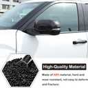 Car Door Rear View Mirror Cap Trim Cover Compatible with Toyota Tundra/Sequoia 2022-2025 Outside Side Rearview Mirror Protector Decoration ABS Accessories, Only Fit With Turn Signal Lights Version