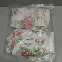 2-Piece Pillow Cases Romantic Roses Printed Shabby Vintage Chic Bedding Sheets Girls Deep Pocket Set King Size-Style L
