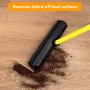 FURemover Sweep Pet Hair Rubber Broom with Carpet Rake and Squeegee, Ideal for Tile, Carpet and Hardwood, Disassembles for Easy Storage