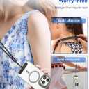 VVAAGG Cell Phone Lanyard for iPhone: Crossbody Phone Strap Adjustable Neck Wrist Strap Anti Theft Long Lanyard Travel Essential for Women Most iPhone and Android Smartphones