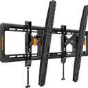Perlegear Advanced Tilting TV Wall Mount, Pre-Assembled TV Mount for Most 42-90 inch TVs up to 150 lbs, 6-inch Arm Extension, 15 Full Tilt, Fits 24/16 Wood Studs, Max VESA 600x400mm