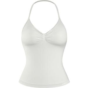 AUROLA Influence Longline Strappy Top Workout Tank Tops for Women Built in Shelf Bras, Impact Gym Sports Yoga Bra S