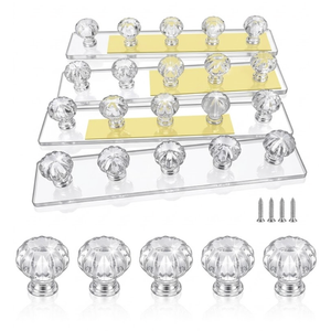 Necklace Hanger, Acrylic Necklace Holder, Necklace Organizer Wall Mount, Jewelry Hooks for Necklaces, Bracelets, Chains 