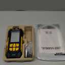 AUTOOL Manometer Gas Pressure Tester,Digital Manometer HVAC,10 Units Differential Dual Port Pressure Gauge -100 to 200Kpa,Data Zeroing with Backlight LCD Display