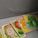 Benresive Wooden Toddler Puzzles, 6pcs Animal Montessori Toys for 1-3 Year Old Boys & Girls, Learning Educational Preschool Toys, Great Gifts for 1 2 3 Year Olds