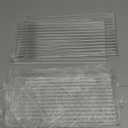 Yieach 4 Pack Adjustable Narrow Spice Rack for Drawer - Expandable From 9" to 17.7" - Acrylic Drawer Seasoning Organizer,Tiered Clear Spice Tray for Spices,Condiment,Nail Polish and Jar Organization