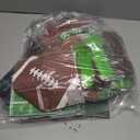 Xionpe 168 PCS Football Disposable Tableware Set, Football Party Supplies with Plates, Cups, Napkins, Cutlery (Forks, Spoons, Knives), Serves 24 Guests for Game Day, Birthday & Tailgate